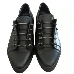 MI-MAI Paris black leather sneakers